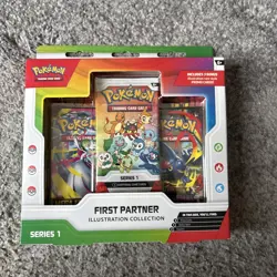 Pokemon TCG First Partner Illustration Collection Series 1 Promo Box 2023 EN - Image 1