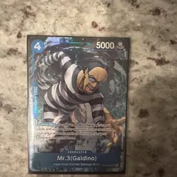 Mr.3 (Galdino) Alternate Art SR (OP16-056) The Time of Battle - Image 1