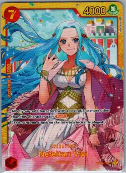 Nefeltari Vivi OP04-118 SEC English Kingdoms of Intrigue - One Piece Card - NM - Image 1