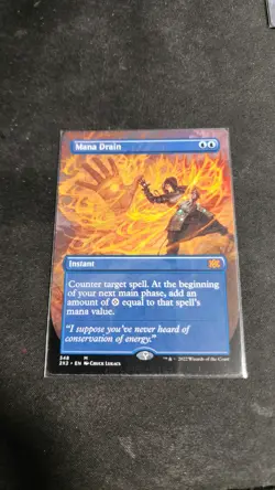 Mana Drain Double Masters 2022 Borderless Regular Card - Image 1