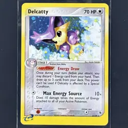 Delcatty 5/109 EX Ruby & Sapphire Holo Rare Pokemon Card TCG 2003 Cute Cat - Image 1