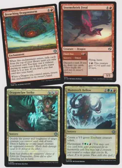 RED-BLUE-GREEN DRAGONS OF TARKIR DECK 40 CARDS N-MINT MAGIC MTG 37 ARE FOIL A-1 - Image 1