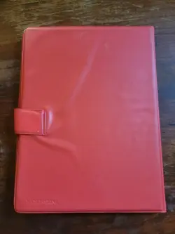1999 Vintage Pokemon Red Card Binder Pikachu 4 Card Binder - Image 2