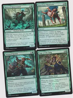 MULTICOLOR DRAGONS OF TARKIR DECK 40 CARDS N-MINT MAGIC MTG ALL ARE FOIL A-2 - Image 1