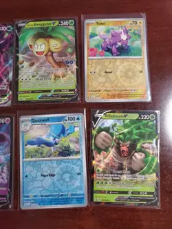 Pokemon 6 Card Lot Holos EX, V And Rare Cards , Great Value Set Building Lot6 - Image 3