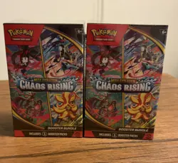 TWO – POKEMON CHAOS RISING BOOSTER BUNDLES Brand New Sealed - Image 1
