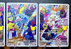 Pokemon Series 2 First Partner Illustration Galar Region Set - Image 3