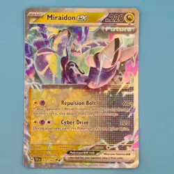 MIRAIDON EX 122/162 DOUBLE RARE TEMPORAL FORCES POKEMON HOLO NM/M - Image 1