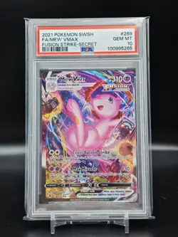 PSA 10 Pokemon TCG Mew Vmax 269/264 Fusion Strike Alternate Art Secret Rare - Image 1