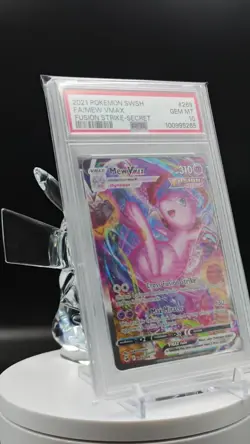 PSA 10 Pokemon TCG Mew Vmax 269/264 Fusion Strike Alternate Art Secret Rare - Image 2