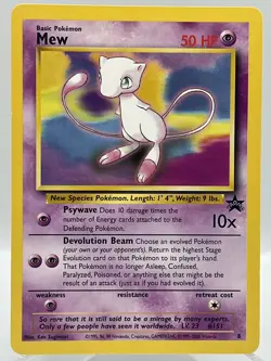 Mew # 8 Black Star Promo Non Holo WotC 1999 Vintage Pokemon TCG Card - Image 1