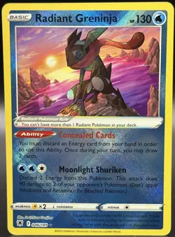 Pokemon TCG - Radiant Greninja 046/189 Swsh10: Astral Radiance Holo - Image 1