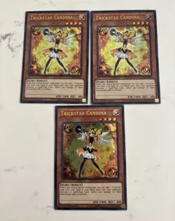 Konami Yu-Gi-Oh! Trickstar Candina COTD-EN008 1st Edition x3 ENG - Image 2