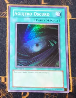 YUGIOH Agujero Oscuro (LDD-S052) Super Rare 1st Ed SPANISH Near Mint Dark Hole - Image 1