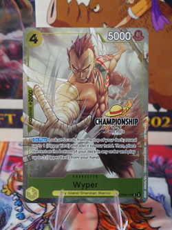 Wyper ChampionShip 25-26 Celebration Pack One Piece Promo Card (white) TCG - Image 1