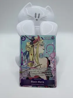 Black Maria OP08-074 Illustration Box Vol. 2 Promo SR Foil One Piece TCG - Image 1