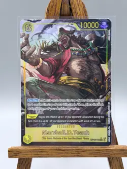 One Piece TCG Marshall D Teach OP16-119 SEC Alt Art Time of Battle English NM - Image 1