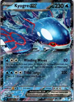 Kyogre ex Holo Promo SV: Scarlet & Violet Promo Cards 178 NM - Image 1