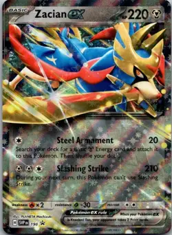 Zacian ex Holo Promo SV: Scarlet & Violet Promo Cards 198 NM - Image 1