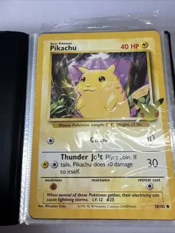 Pokemon Jumbo Card Bundle with binder 13 JUMBO CARDS INCLUDED - Image 2