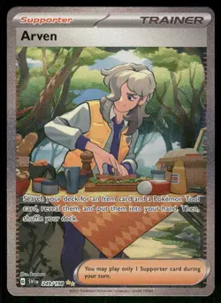 Pokemon Cards Arven 249/198 Scarlet & Violet Special Illustration Rare NM - Image 1