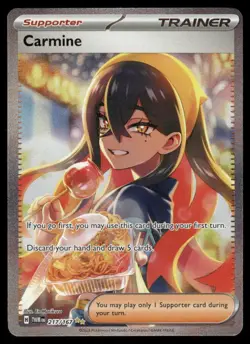 Pokemon Cards Carmine 217/167 Twilight Masquerade Special Illustration Rare NM - Image 1