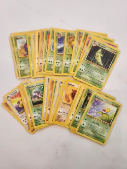 Lot Of 34 Vintage WOTC 1st & 2nd Edition Pokemon Cards Base Set - Image 1