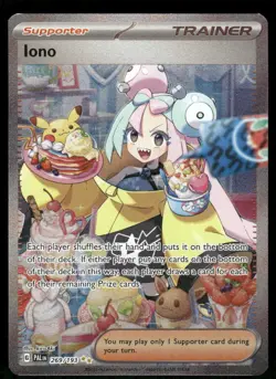 Pokemon Cards Iono 269/193 Paldea Evolved Special Illustration Rare NM *2 - Image 1