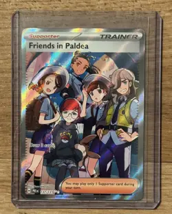 Pokemon TCG Friends in Paldea Ultra Rare Card 137/131 Prismatic Evolutions NM - Image 1