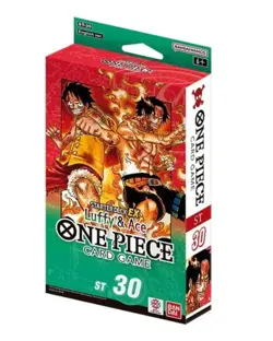 Bandai One Piece Card Game Starter Deck EX ST-30 Luffy & Ace English - Image 1