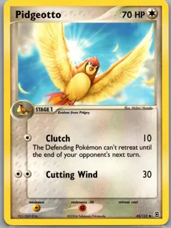 Pidgeotto 45/112 Uncommon FireRed & LeafGreen Pokemon Near Mint - Image 1