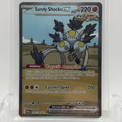 Pokemon TCG Paradox Rift Sandy Shocks ex #250/182 SIR MP - Image 1