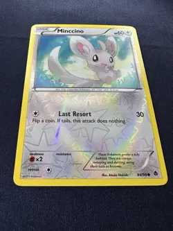 Minccino 84/98 Rev Reverse Holo BW Emerging Powers Pokemon NM Free Shipping - Image 3