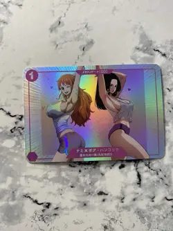 Goddess story One Piece Waifu Manga Bikini Card Nami & Boa Hancock Alt Art Cute - Image 1