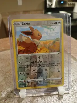 Pokemon TCG Eevee 125/203 Evolving Skies Common Reverse Holo (LP) - Image 1