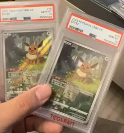 PSA 10 GEM MINT 2025 Pokemon CBB2 C-GEM PACK Vol.2 15 Eevee Simplified Chinese - Image 2