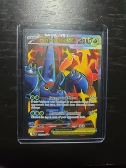 Pokemon TCG Mega Heracross EX 108/094 Ultra Rare Full Art Phantasmal Flames - Image 1