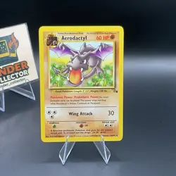 Pokemon TCG - Aerodactyl 16/62 - Rare Unlimited - Fossil - Image 1
