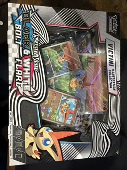 Pokemon S&V Victini Illustration Collection Box Black Bolt White Flare Sealed - Image 4
