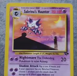 WotC Pokemon TCG Gym Challenge Sabrina's Haunter 55/132 Uncommon - Image 1