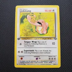 Lickitung 38/64 Uncommon Jungle 1999 Pokemon 1st Edition MP - Image 1