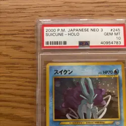 PSA 10 2000 POKEMON JAPANESE NEO 3 #245 SUICUNE - Image 2