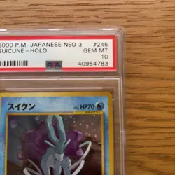PSA 10 2000 POKEMON JAPANESE NEO 3 #245 SUICUNE - Image 3