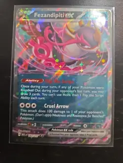 Pokemon Fezandipity ex 142/217 Ascending Heroes English NM Pack To Sleeve Pulled - Image 1