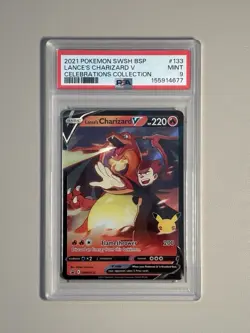 Lance's Charizard V SWSH133 Holo Promo English PSA 9 Pokemon TCG - Image 2