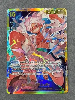 Monkey D Luffy OP05-119 SEC ONE PIECE Card Game OP-05 English TCG - Image 1