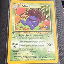 Pokemon TCG Gloom 1st Edition Neo Genesis 36/111 Regular Uncommon 60 HP Stage 2 - Image 1