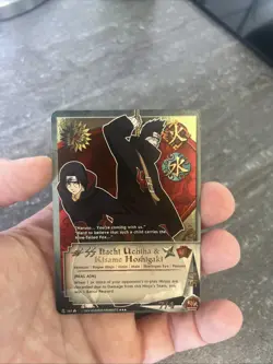 Naruto Ccg Tcg Card - Itachi Uchiha & Kisame Hoshigaki 1st Edition Nm 367 - Image 1