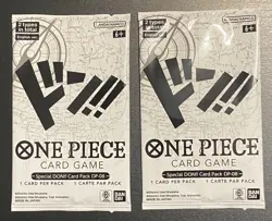 One Piece Card Game OP12 Special DON!! Sealed Card Pack DP-08 English (Lot of 2) - Image 1
