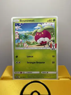 Pokemon Card Bounsweet 180/SM-P Exclusive KFC Stamped Promo Non Holo - Image 1
